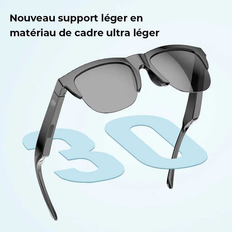 Lunettes de soleil Bluetooth avec micro et 2 Haute Parleur