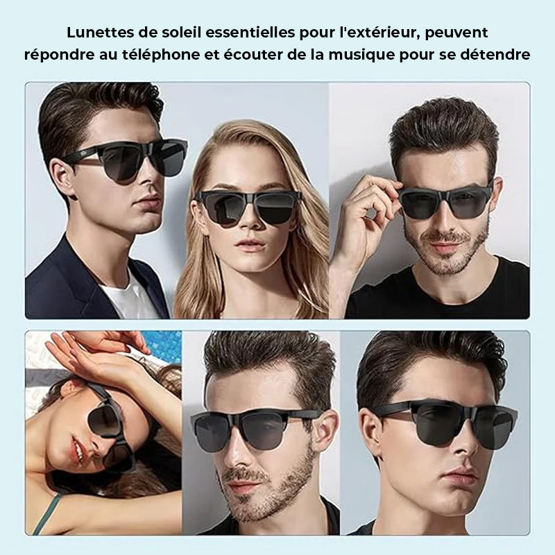 Lunettes de soleil Bluetooth avec micro et 2 Haute Parleur