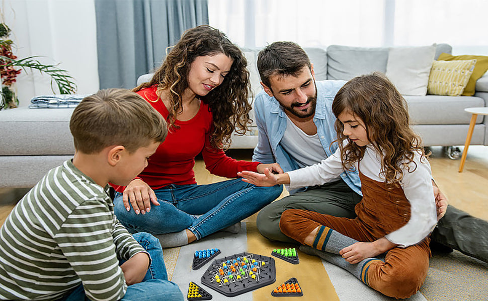 🔥Offre spéciale – Jeu d'échecs en triangle de chaîne, 2 à 4 joueurs