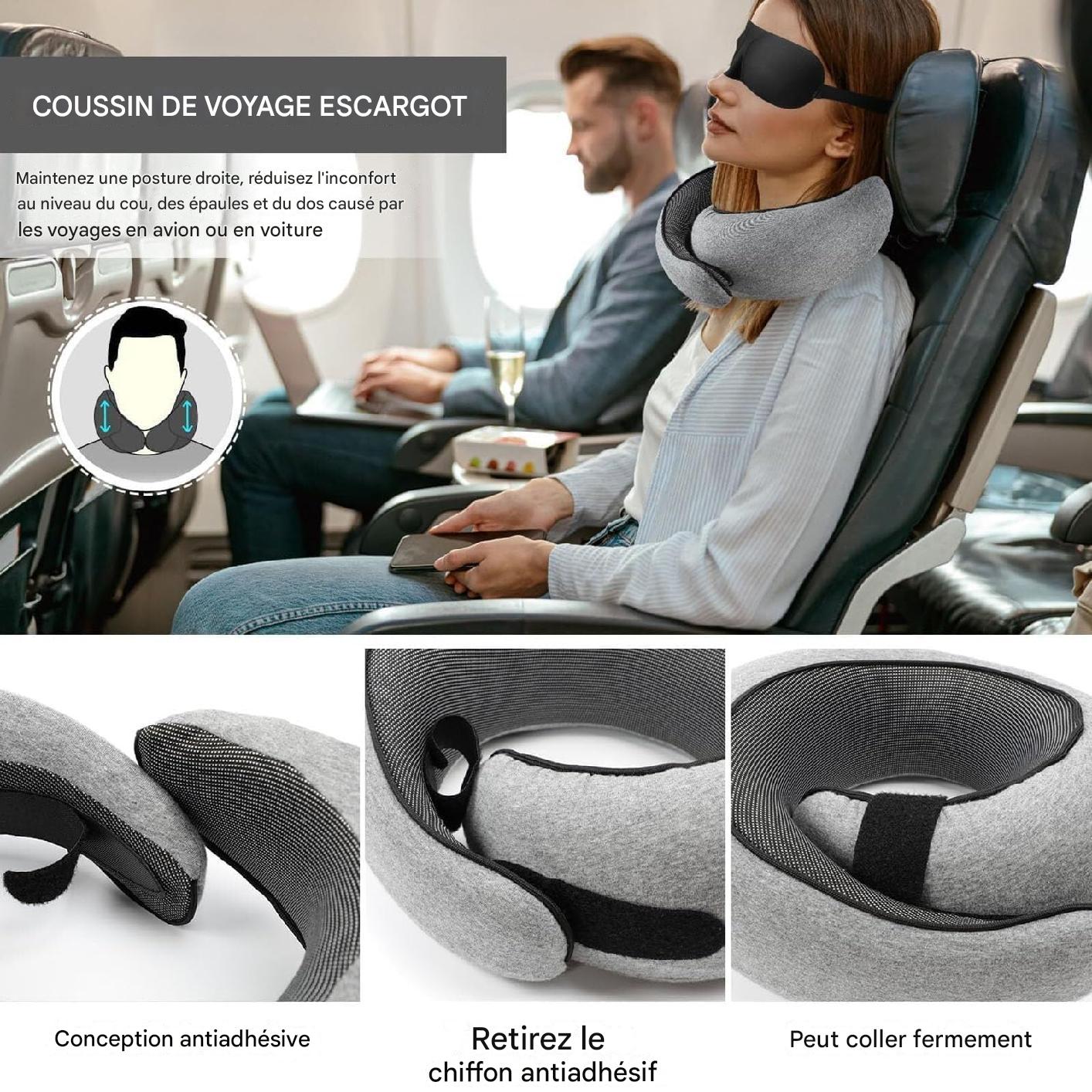 Oreiller de Voyage Ergonomique – Confort Ultime en Déplacement