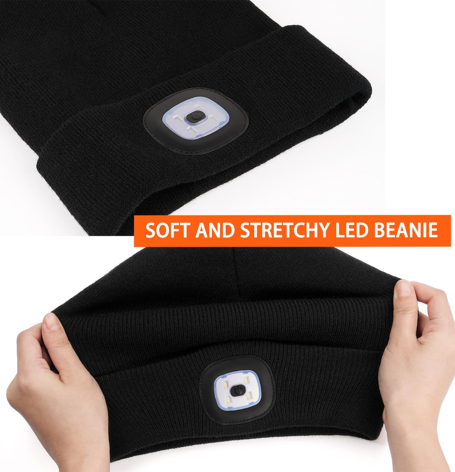 Éclairez Votre Chemin avec le Bonnet Tricoté à LED