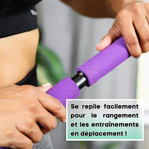 Barre de Pilates Ajustable - Réinventez Vos Entraînements à Domicile