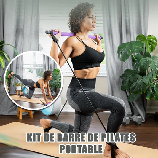 Barre de Pilates Ajustable - Réinventez Vos Entraînements à Domicile